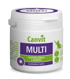 Canvit (Канвіт) MULTI Мультивітамінна добавка для здорового життя котів 100таб.