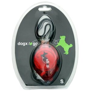 Flamingo Dogx2GO Belt Glassy S поводок рулетка для собак до 12 кг, світловідбиваючі стрічка, 2м