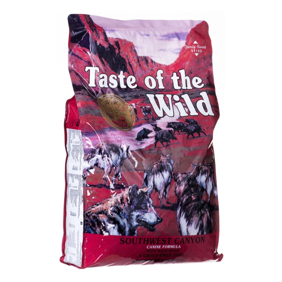 Сухий корм для собак усіх порід та етапів життя Taste of the Wild SOUTHWEST CANYON CANINE з м&#039;ясом дикого кабана 12,2 - відгуки