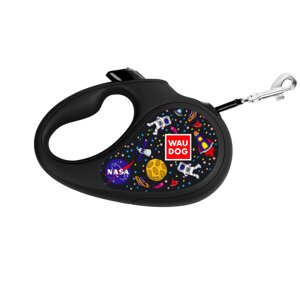 Повідець-рулетка для собак WAUDOG R-leash, малюнок NASA