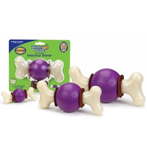 Premier Bouncy Bone суперміцна іграшка-ласощі для собак S для собак до 5 кг від компанії MY PET - фото 1