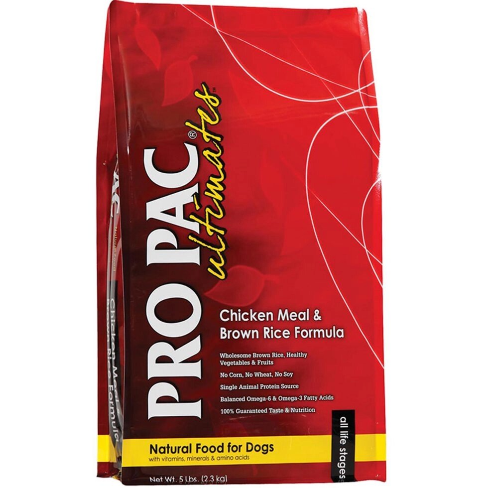 Pro Pac ULTIMATES Chicken & Brown Rice Formula - корм для собак (курка / коричневий рис) від компанії MY PET - фото 1