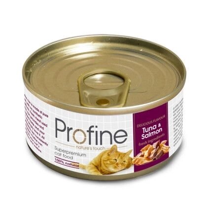 Profine (Профайн) Tuna & Salmon - консерви для кішок Тунець і Лосось 70 г від компанії MY PET - фото 1