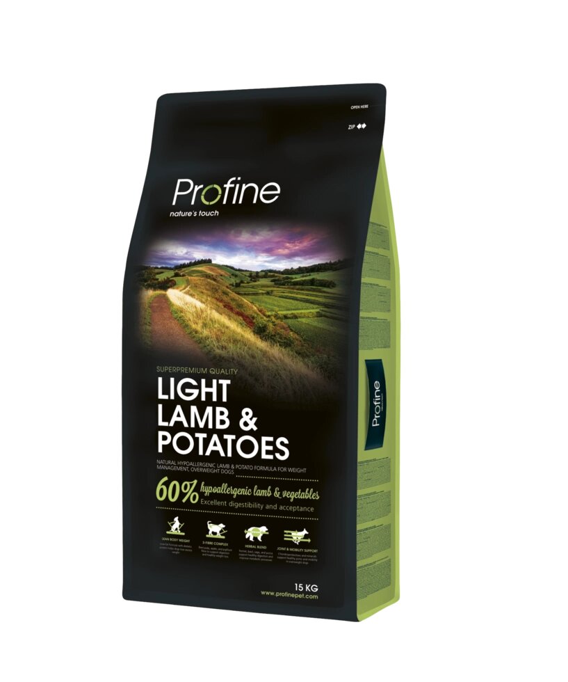 Profine Profine Light Lamb 15 кг, ягня д / оптимізації ваги (Профайн Лайт) від компанії MY PET - фото 1