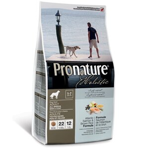 Pronature Holistic (Пронатюр Холистик) с атлантическим лососем и коричневым рисом сухой холистик корм для собак 13,6кг