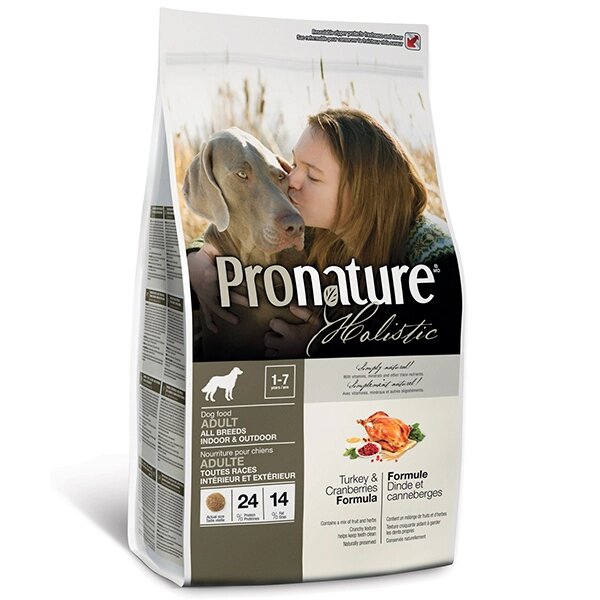 Pronature Holistic (Пронатюр Холістік) з індичкою і журавлиною сухий холістік корм для собак всіх порід від компанії MY PET - фото 1