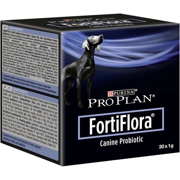 Purina Pro Plan FortiFlora (ФОРТІФЛОРА) Canine Probiotic кормова добавка з пробіотиком для собак та цуценят 30 саше від компанії MY PET - фото 1