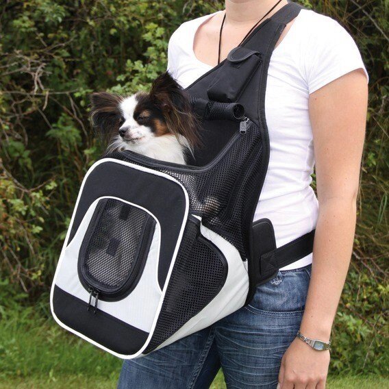 Рюкзак-переноска кенгурятник для собак нейлон 30 * 26 * 33 см Trixie від компанії MY PET - фото 1
