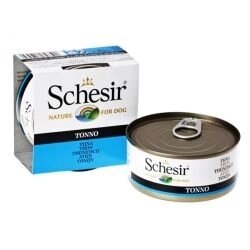 Schesir тунець (Tuna) вологий корм консерви для собак, банку від компанії MY PET - фото 1