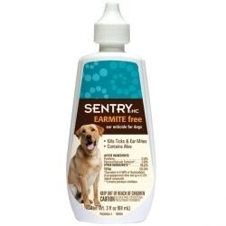 SENTRY EARMITE free Сентро БЕЗ вушного КЛІЩА краплі з алое проти вушного кліща для собак від компанії MY PET - фото 1