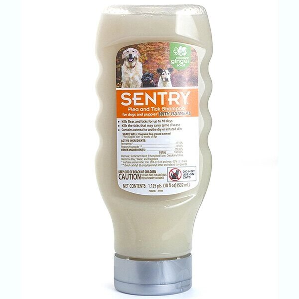 Sentry Oatmeal Shampoo Сентро ВІВСЯНА БОРОШНО шампунь від бліх і кліщів для собак від компанії MY PET - фото 1