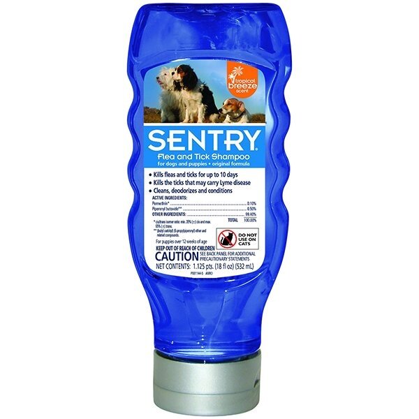 Sentry Tropical Breeze Shampoo шампунь від бліх і кліщів для собак 532мл від компанії MY PET - фото 1