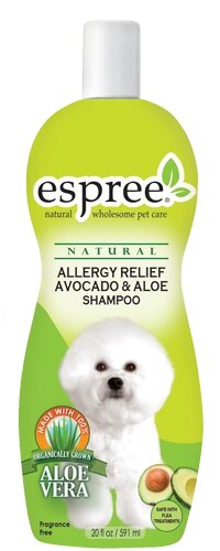 Шампунь для чувствительной кожи с маслом авокадо и алое вера Allergy Relief Avocado & Aloe Dog Shampoo 591мл від компанії MY PET - фото 1