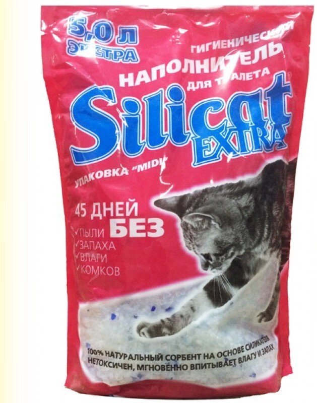 Silicat Силикет селикагелевый наполнитель для кошачьего туалета 15 від компанії MY PET - фото 1