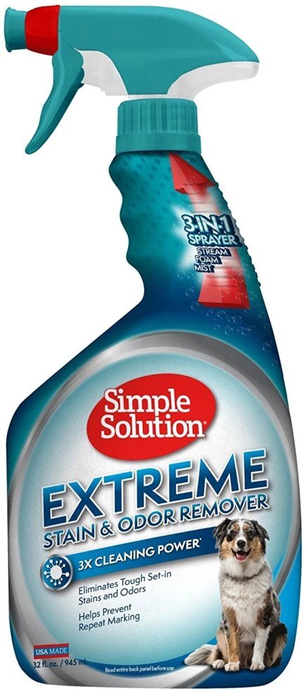 Simple Solution Extreme stain and odor remover Надпотужне концентрований засіб 945мл від компанії MY PET - фото 1