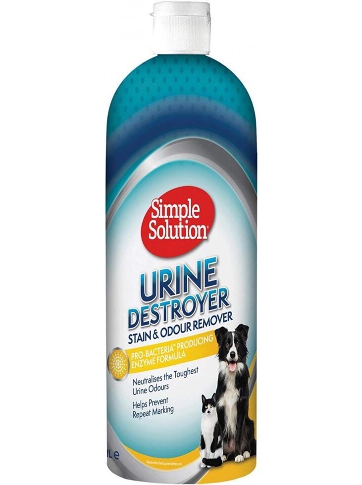 Simple Solution Засіб для нейтралізації запахів і видалення плям сечі для тварин 945 мл від компанії MY PET - фото 1