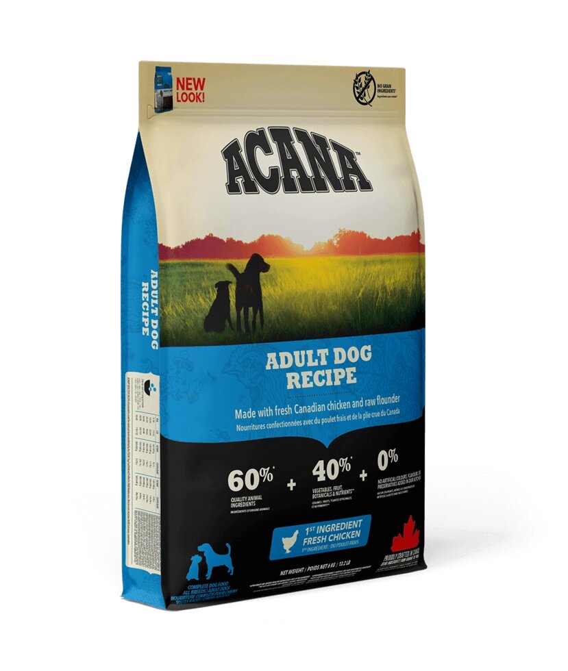 Сухий корм Acana Adult Dog Recipe for all breeds 11,4кг від компанії MY PET - фото 1