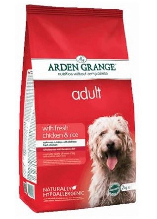 Сухий корм Arden Grange Adult Chicken & Rice для дорослих собак усіх порід курка, рис 12 від компанії MY PET - фото 1