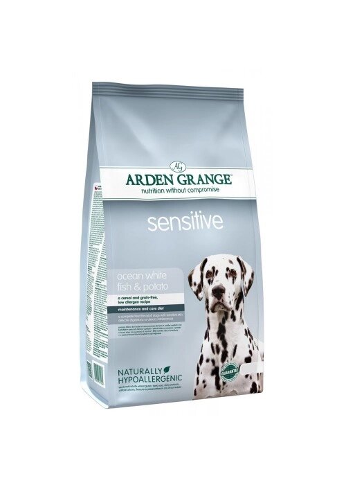 Сухий корм Arden Grange Adult Dog Sensitive для дорослих собак з чуттевим травленням риба, картопля 12 від компанії MY PET - фото 1