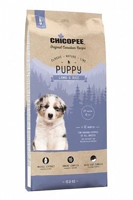Сухий корм Chicopee CNL Puppy Lamb & Rice для цуценят всіх порід з ягням і рисом 15кг від компанії MY PET - фото 1