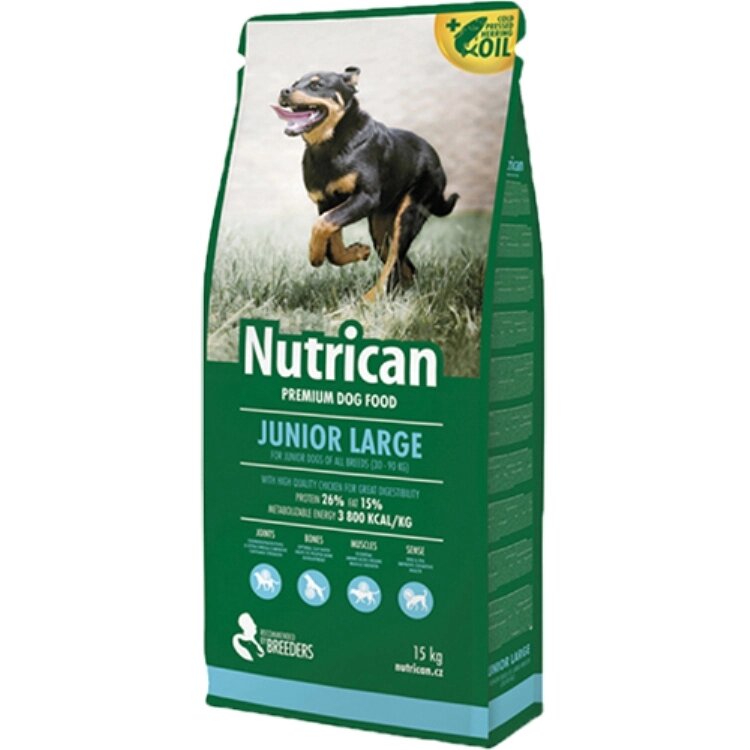 Сухий корм для цуценят великих порід Nutrican JUNIOR LARGE від компанії MY PET - фото 1