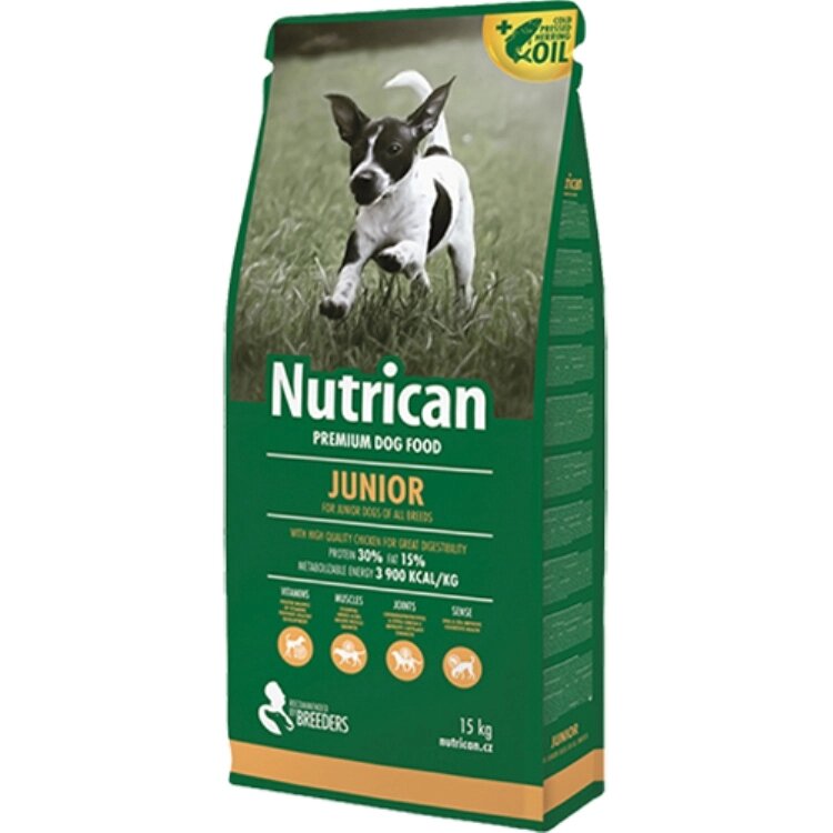 Сухий корм для цуценят всіх порід  Nutrican JUNIOR від компанії MY PET - фото 1