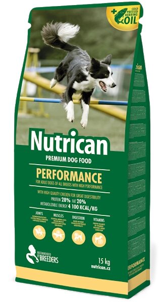 Сухий корм для дорослих активних собак всіх порід Nutrican Performance 15 kg від компанії MY PET - фото 1