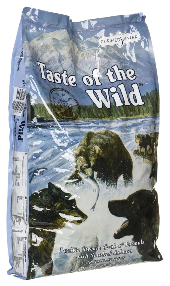 Сухий корм для дорослих собак Taste of the Wild PACIFIC STREAM CANINE FORMULA з копченим лососем 12.2кг від компанії MY PET - фото 1