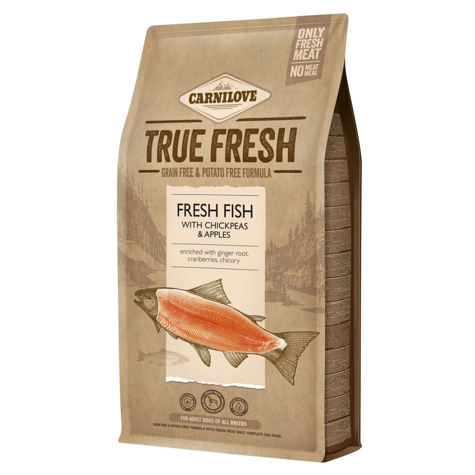 Сухий корм для дорослих собак усіх порід Carnilove True Fresh FISH for Adult dogs риба від компанії MY PET - фото 1