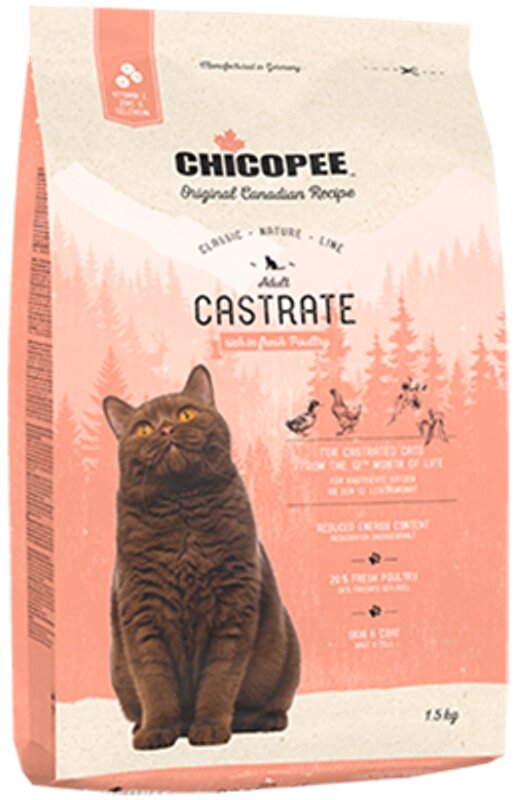 Сухий корм для кастрованих котів Chicopee CNL Cat Adult Castrate 15кг від компанії MY PET - фото 1