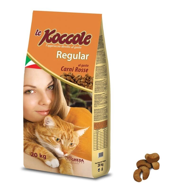 Сухий корм для кішок Koccole Croccantini Regular (червоне м'ясо тварин) 20kg від компанії MY PET - фото 1