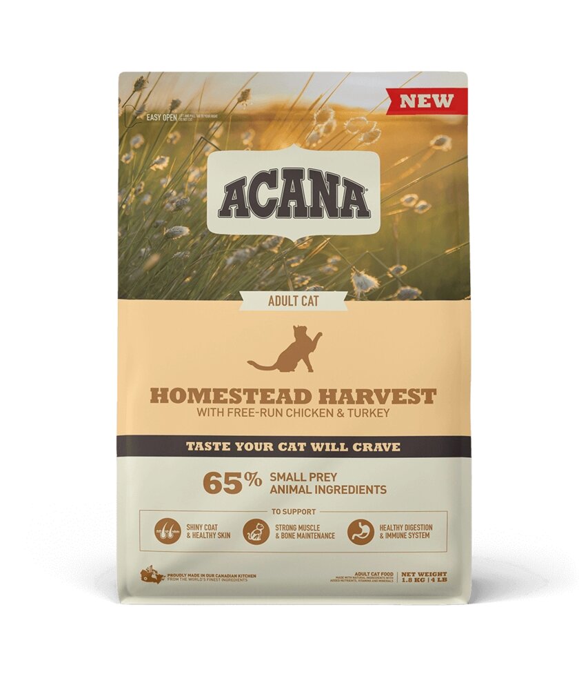 Сухий корм для котів ACANA HOMESTEAD HARVEST CAT 4.5 від компанії MY PET - фото 1