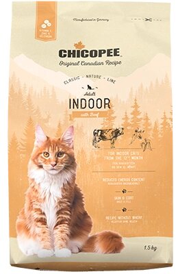 Сухий корм для котів Chicopee CNL Cat Adult Indoor Beef яловичина 15кг від компанії MY PET - фото 1