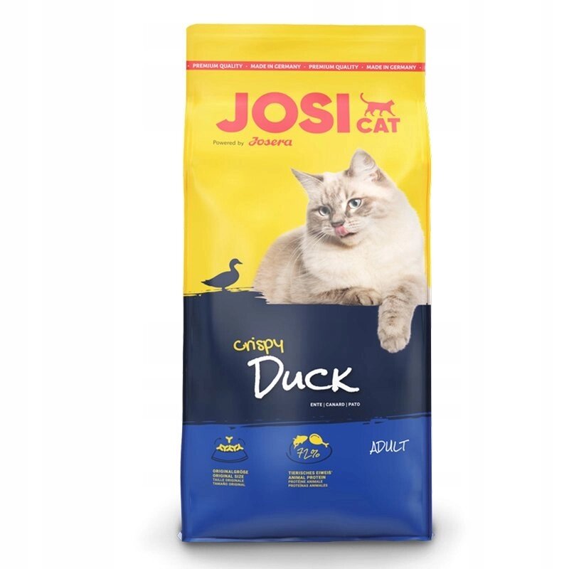 Сухий корм для котів JosiCat Crispy Duck 10 кг від компанії MY PET - фото 1