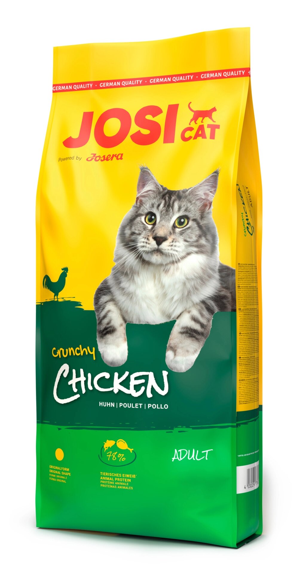 Сухий корм для котів JosiCat Crunchy Chicken 10 кг від компанії MY PET - фото 1