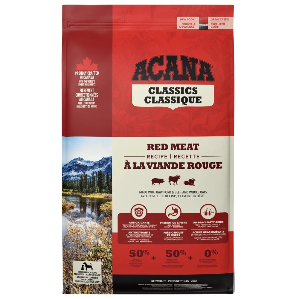 Сухий корм для собак ACANA Red Meat Recipе 9.7кг від компанії MY PET - фото 1