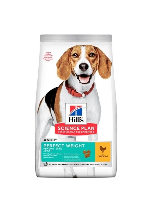 Сухий корм для собак Hills SP Canine Adult Medium Breed Perfect Weight від компанії MY PET - фото 1