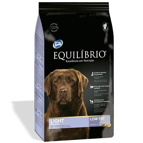 Сухий корм Equilibrio Еквілібр Light Dog ЛАЙТ для собак середніх і великих порід схильних до повноти з куркою 15кг від компанії MY PET - фото 1