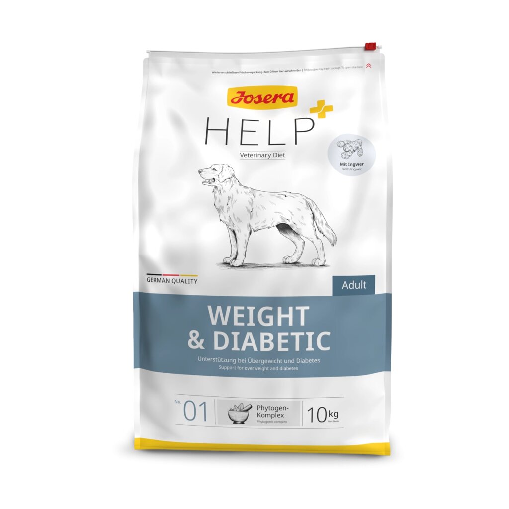 Сухий дієтичний корм  Josera  Help Weight  Diabetic Dog  для дорослих собак для зменшення зайвої ваги  та діабеті 10кг від компанії MY PET - фото 1