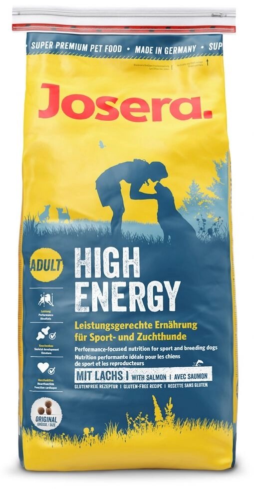 Сухий корм Josera High Energy для собак з підвищеною активністю 12,5кг від компанії MY PET - фото 1