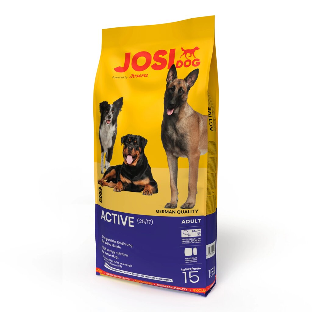 JosiDog Active (Adult 25/17) для дорослих собак всіх порід 5*900г від компанії MY PET - фото 1