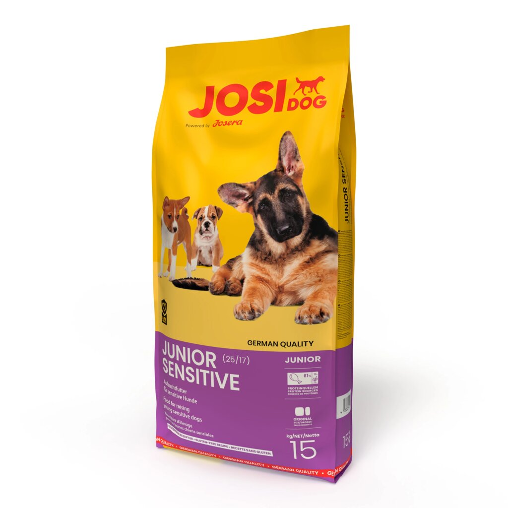 JosiDog Junior Sensitive 25/17 сухий корм для цуценят з чутливим травленням 18кг від компанії MY PET - фото 1