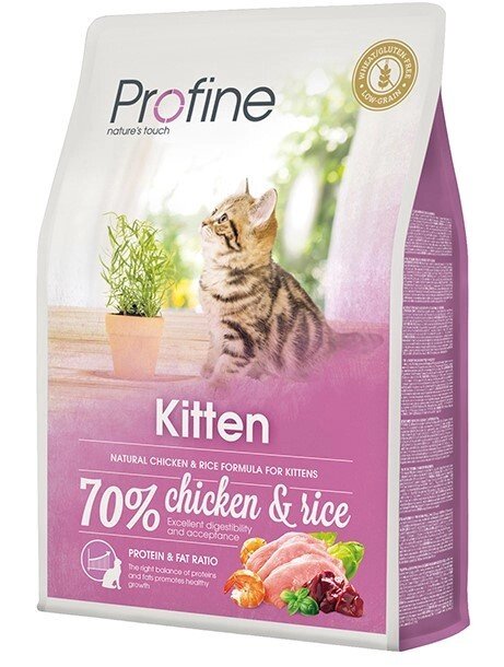 Profine (Профайн) Kitten Chicken & Rice сухий корм для кошенят (курка / рис) 10кг від компанії MY PET - фото 1