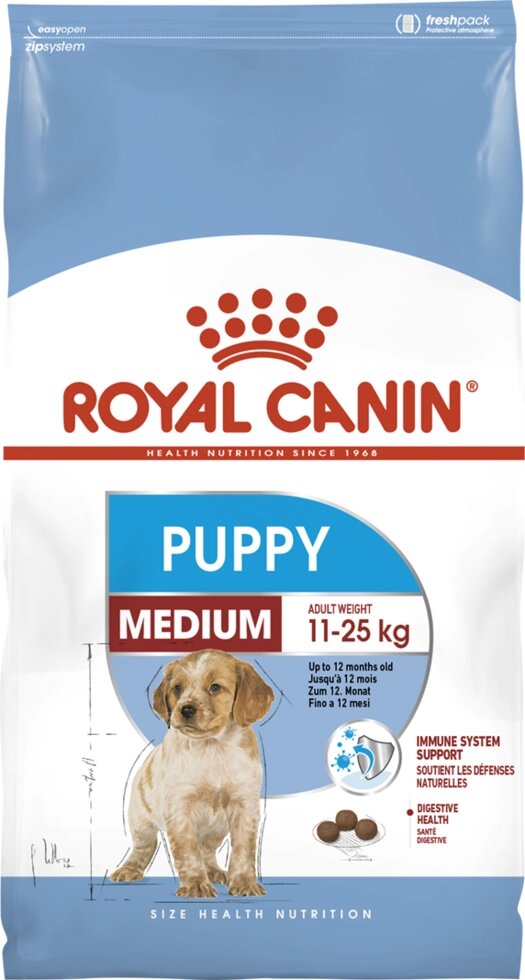 Сухий корм Royal Canin Medium Puppy для цуценят від 2 до 12 місяців 15кг від компанії MY PET - фото 1