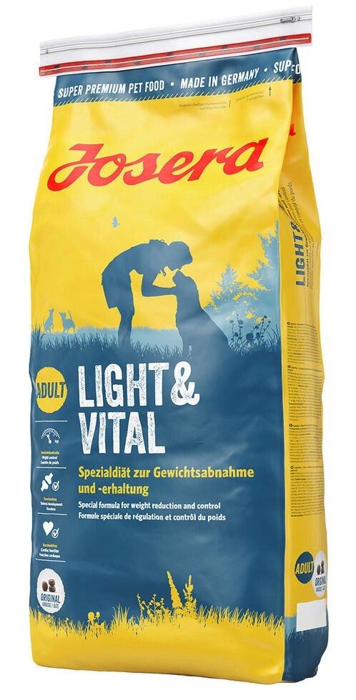 Сухий корм Йозера Josera Light & Vital для літніх і собак із зайвою вагою 15кг від компанії MY PET - фото 1