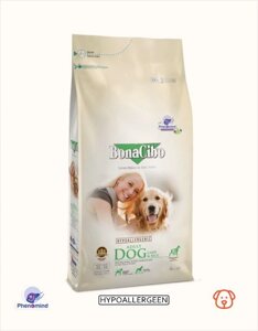 Сухbй корм для собак BonaCibo Adult Dog Lamb&Rice 15кг