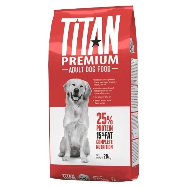 Titan Premium Adult Dog сухий корм для дорослих собак 20 кг від компанії MY PET - фото 1