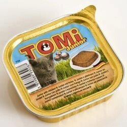 TOMi Junior консерви для кошенят паштет з курячим м'ясом