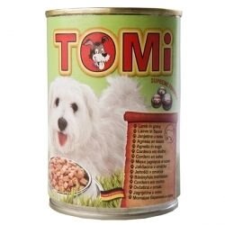 TOMi lamb ЯГНЕНОК консервы для собак, влажный корм 400г