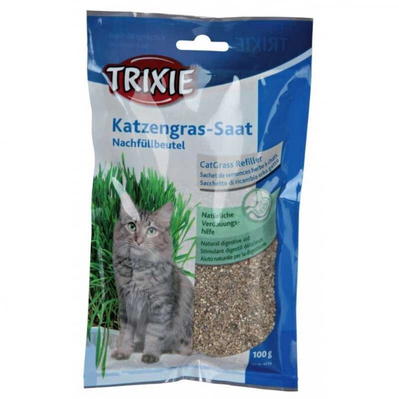 Трава для котів Тріксі, без піддону Trixie від компанії MY PET - фото 1